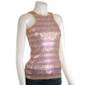 Miss Sixty Women's Sequin Stripe Tank