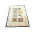 Indo Tufted Hand-knotted Ivory/ Gray Rug (5' x 8')