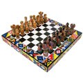 Rectangular Inca/ Spanish Chess Set (Peru)