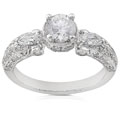 18k White Gold 1 1/4ct TDW Diamond Engagement Ring