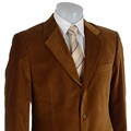 Adolfo Men's Cognac Velvet Sportcoat