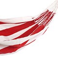 Red and White Hand-woven Hammock (Colombia)