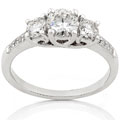 14k Gold 1/2ct TDW Diamond Engagement Ring