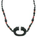 Carved Agate Dragon Necklace