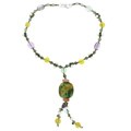 Carved Beads Good Luck Necklace