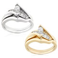 14k Gold 3/4ct TDW Marquise-cut Engagement Ring