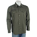 Point Zero Men's Long-sleeve Military Style Shirt