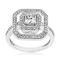 14k White Gold 4/5ct TDW Princess Diamond Ring