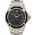 Lucien Piccard 'Kalista' Black Dial Watch