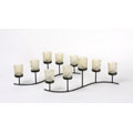 Cream Serpentine Candle Holders (Set of 2)