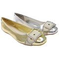 Bamboo by Journee Metallic Ballet Flats