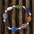 Crystal Bracelet with Sterling Silver Beads (Colombia)