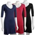 Nation 3/4 Sleeve Pima Cotton T-Shirt Dress