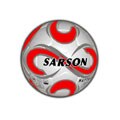 Sarson Hattrisck Soccerball (Red/ Grey)