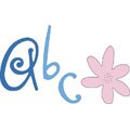 Cuttlebug Curls & Swirls Alphabet Die Set