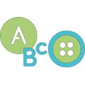 Cuttlebug Baby Face Alphabet Die Set