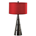 Attitude Black Chrome Finish Table Lamp
