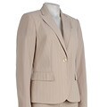 John Meyer Women's Plus Size Pinstripe Pant Suit