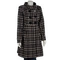 Nick & Mo Black Plaid Long Jacket