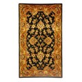 Hand-tufted Heritage Green/ Gold Kashan Wool Rug (2' x 3')