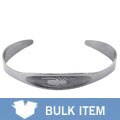 Steel Bangle Bracelet with Etched Spider Design (Case of 3)
