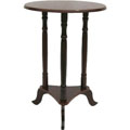 Early American Round Tripod End Table