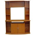 High-gloss Honey Entertainment Center