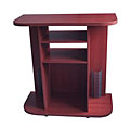 Tiffany Deluxe Mahogany Finish TV Stand