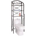 Black Metal Bathroom Space Saver