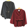 Lia k Women's Plus Size Cashmere Blend Cape