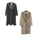 Lia k Plus Size Cashmere Blend Hooded Long Coat