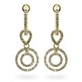 14k Yellow Gold Diamond 1/2ct TDW Dangle Earrings