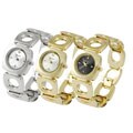 Geneva Square with Circle Cutout Link Watch