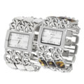 Geneva Women's Three Chain Link Watch