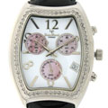Lucien Piccard Women's Diamond Bezel Chrono Watch