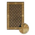 Transitional Hand-knotted Aura Wool Rug (8' x 11')