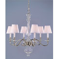 Murray Feiss Bronte 6-light Nickel Chandelier