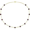 10k Gold Cultured FW Brown Pearl Necklace (5.5-6mm)