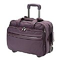 Andiamo Bravo 18-inch Wheeled Six Pocket Tote (Plum)