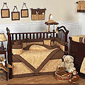 Camel Brown Paisley 12-piece Baby Bedding Set