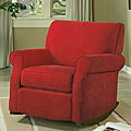 Rosan Red Microsuede Rocker