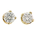 14k Yellow Gold 1/4ct TDW Diamond Stud Earrings (H-I,SI2-I1)