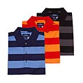 Jack Nicklaus Short Sleeve Rugby Stripe Polo Shirt