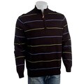 Jack Nicklaus Men's 1/4-zip Mock Stripe Sweater