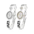 Geneva Platinum Women's Peace Love Joy Watch