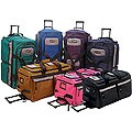 Olympia 8 Pockets Rolling Duffels Set (3-piece)