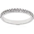 14k White Gold 3/5ct TDW Round Eternity Band
