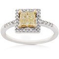 14k White Gold 5/8ct TDW Diamond Ring