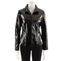 Via Spiga Women's Patent Leather Jacket