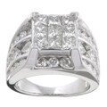 14k Gold 4ct Diamond Composite Engagement Ring (GH,I1)